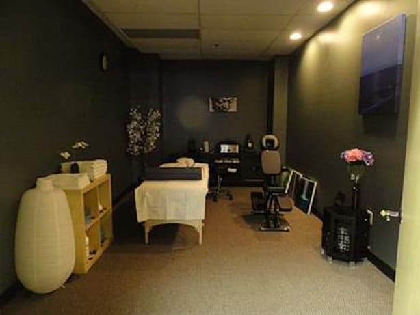 Spa treatment room interior build-out